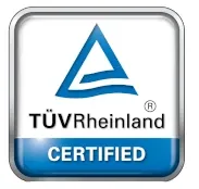 TÜV Rheinland certified